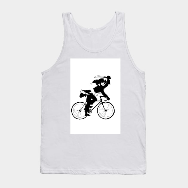 The Fixed Gear Pirate Tank Top by grosvenordesign